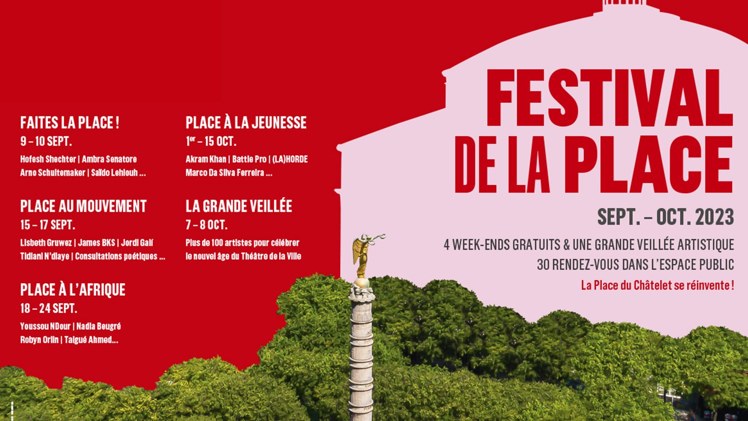 LA PLACE DU CHÂTELET SE RÉINVENTE !